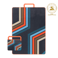 Rumpl Tech Towel Tote Double - Midnight Retro Stripes Tech Towel Tote Double - Midnight Retro Stripes | Rumpl Blankets For Everywhere Tech Towel Tote