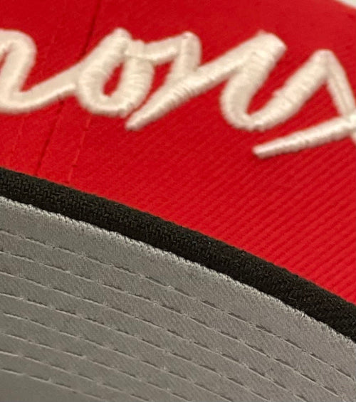 "THE BOOGIE DOWN BRONX " (RED/BLACK) "59FIFTY NEW ERA FITTED