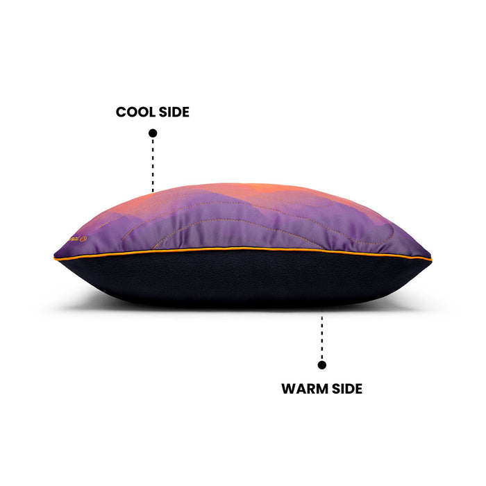 Rumpl The Camp Pillow - Watercolor Glow The Camp Pillow - Magic Mushrooms | Rumpl Blankets For Everywhere Camp Pillow