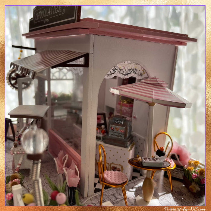 Chocolatier side view