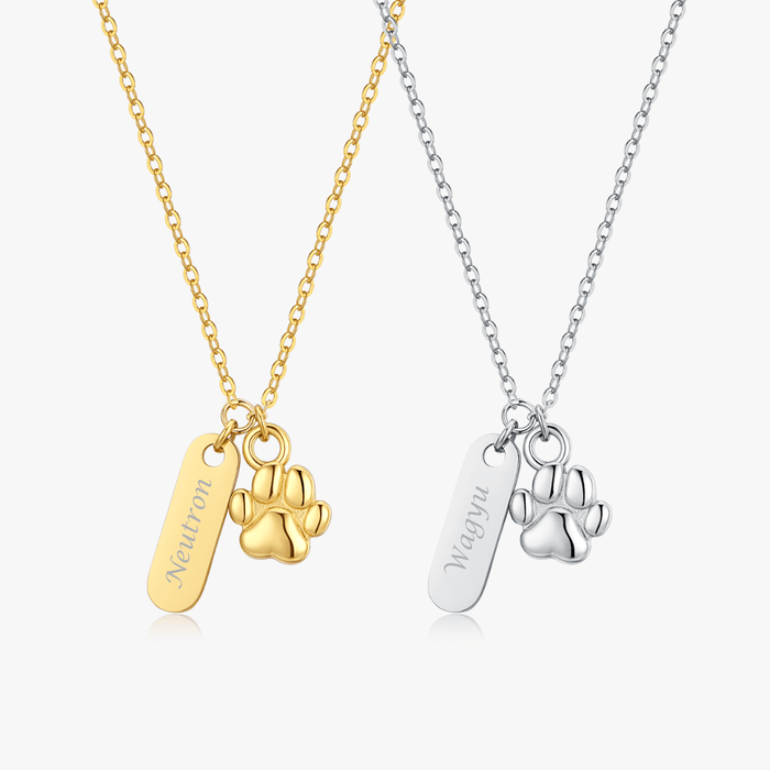 The Tag Necklace (Pawsitive Change Collection) - Flaire & Co.