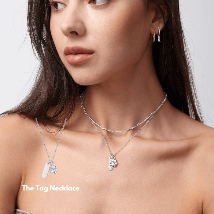 The Tag Necklace (Pawsitive Change Collection) - Flaire & Co.
