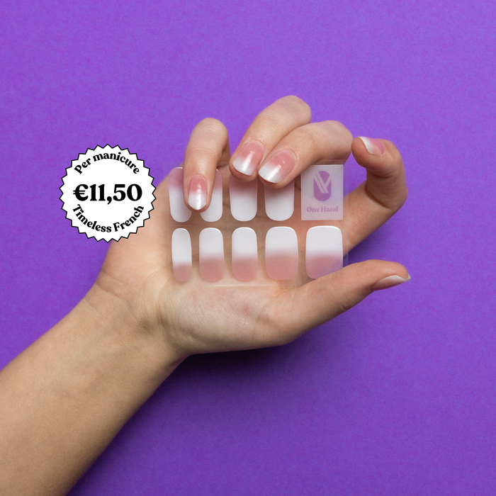 Timeless French - Maniac gel nail stickers