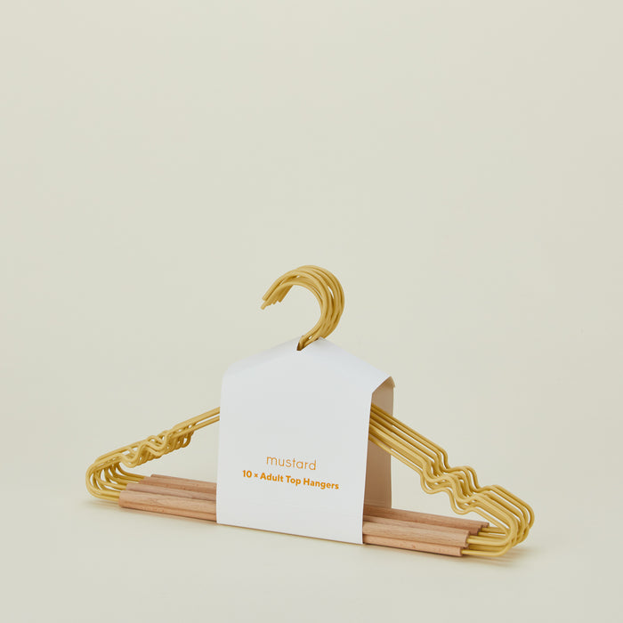 Top hangers in butter