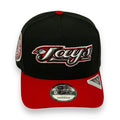TORONTO BLUE JAYS (BLACK/RED)(30TH ANN) "9FIFTY AFRAME" NEW ERA SNAPBACK