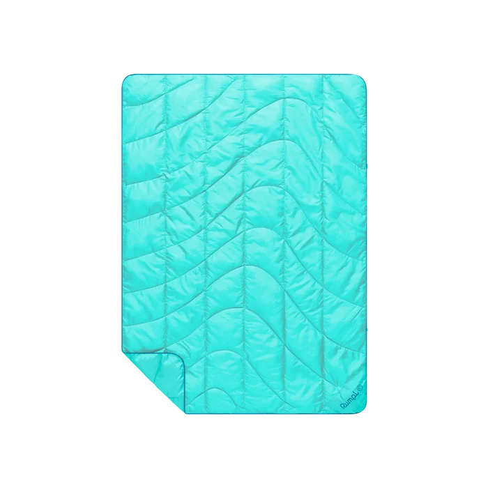 Rumpl Travel Puffy Blanket - Seafoam Travel Puffy Blanket - Seafoam | Rumpl Blankets for Everywhere Solid Travel