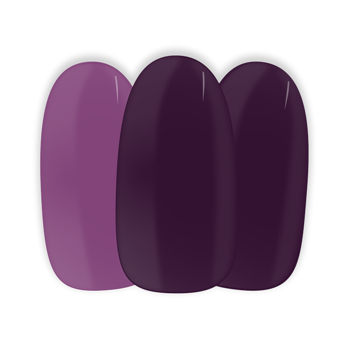 Twice as nice maniac nails gelstickers purple
