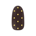 Twisted Polka by Carolien Spoor Maniac Nails brown gold