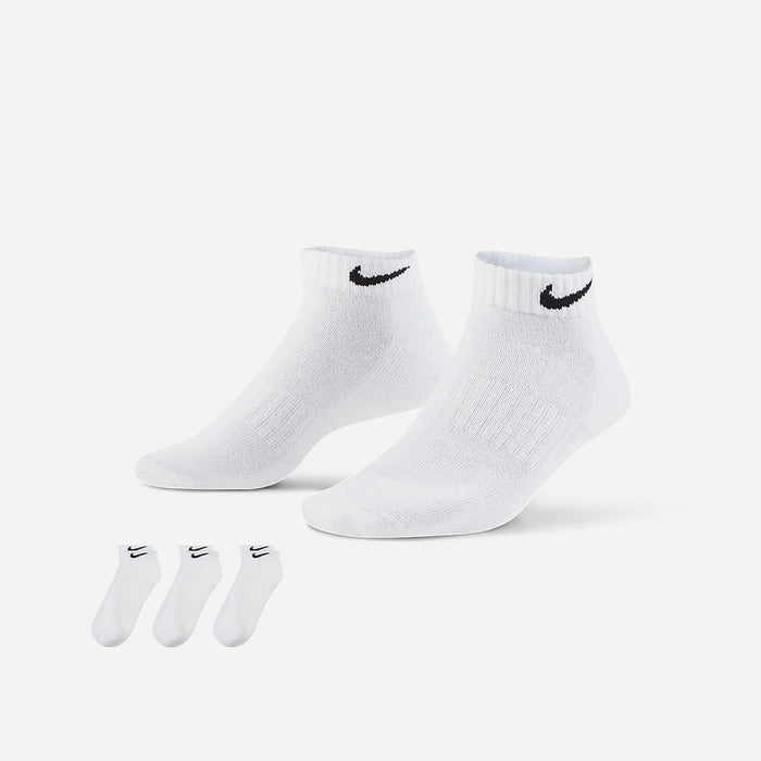 Vớ Thể Thao Nike Everyday Cushioned (3 Đôi) - Trắng - Supersports Vietnam