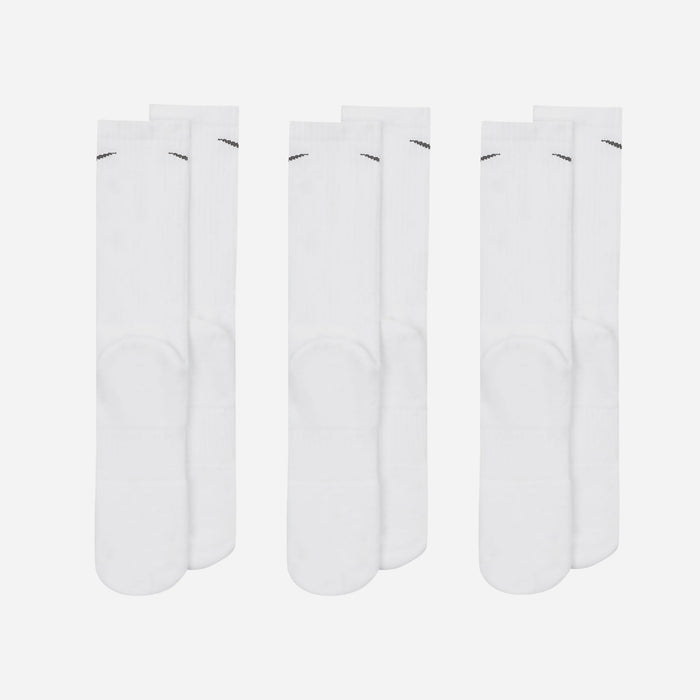 Vớ Thể Thao Nike Everyday Cushioned (3 Đôi) - Trắng - Supersports Vietnam