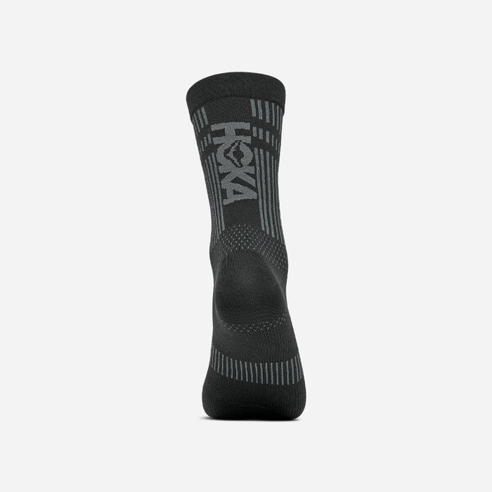 Vớ Thể Thao HOKA Trail Run Crew - Đen - Supersports Vietnam