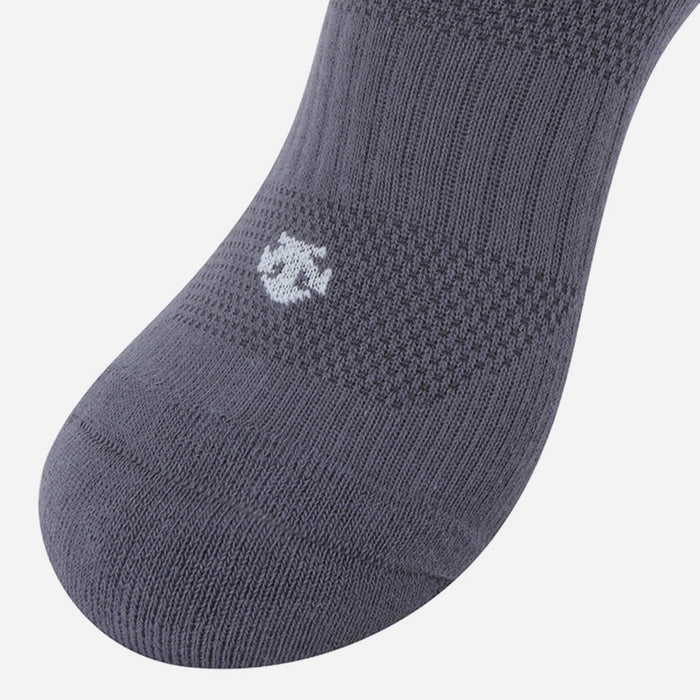 Vớ Thể Thao Nam Descente Semi Pro Logo Point Quarter - Xám - Supersports Vietnam