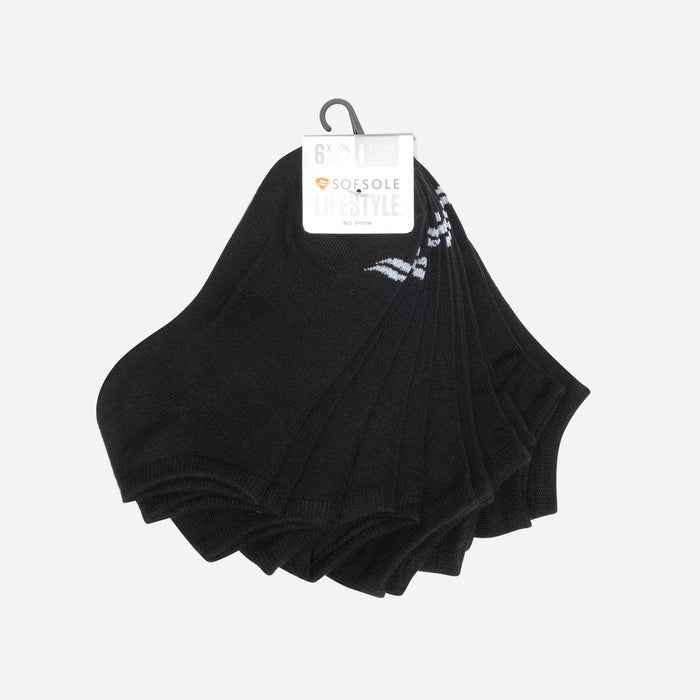 Vớ Thể Thao Sofsole Classic Vibes (6 Đôi) - Đen - Supersports Vietnam