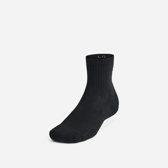 Vớ Thể Thao Under Armour Training Cotton 3-Pack Quarter - Supersports Vietnam