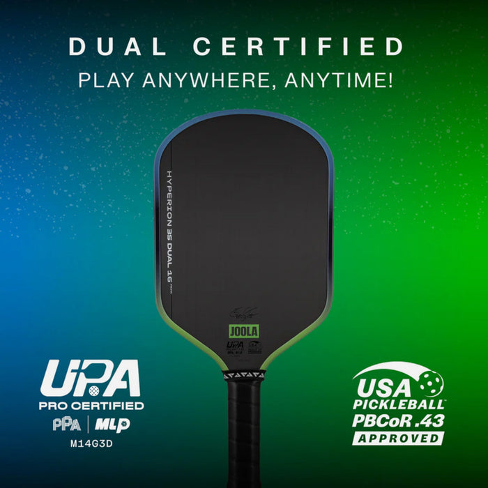 Vợt Pickleball JOOLA Hyperion 3S Dual 16mm - Xanh Lá - Supersports Vietnam