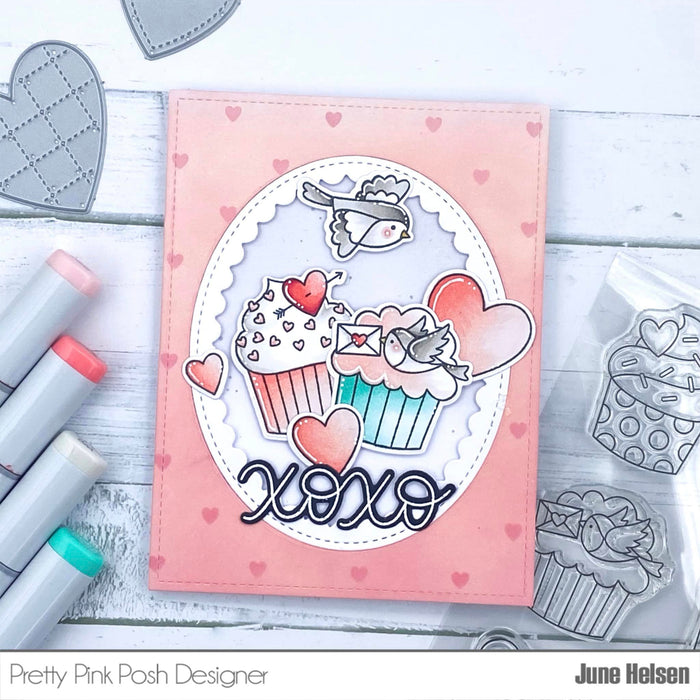 Valentine Cupcakes Stamp Set