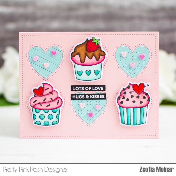 Valentine Cupcakes Stamp Set