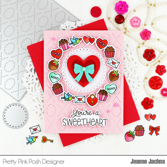 Valentine Greetings Coordinating Dies