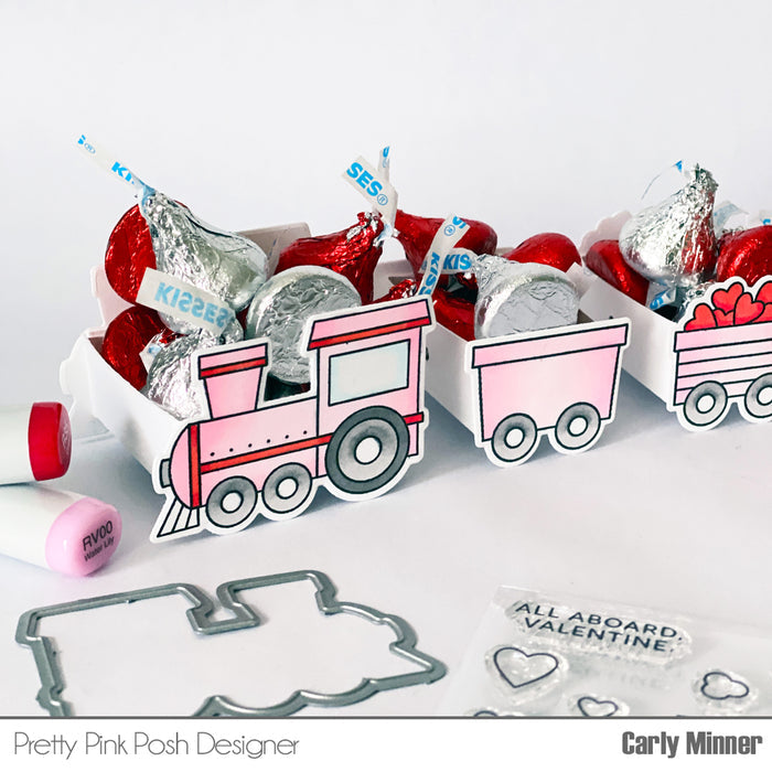 Valentine Train Stamp Set