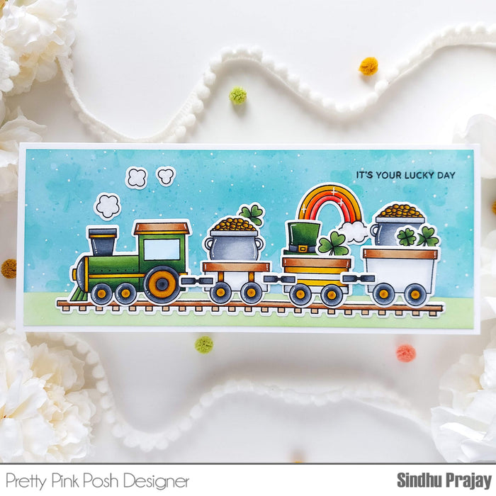Valentine Train Stamp Set
