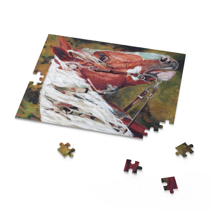 Warriors Horse - Photo Puzzle (120, 252, 500-Piece)
