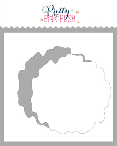 Watercolor Circle Mask Stencil