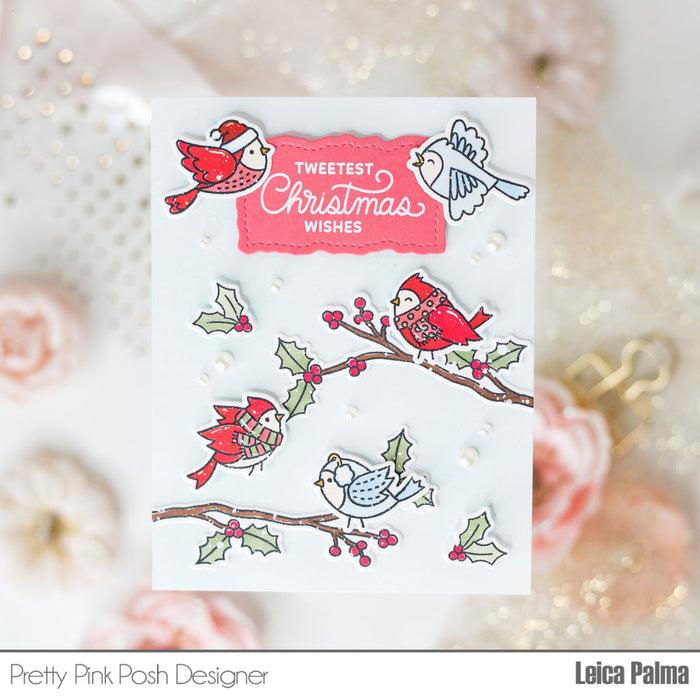 Winter Birds Coordinating Dies