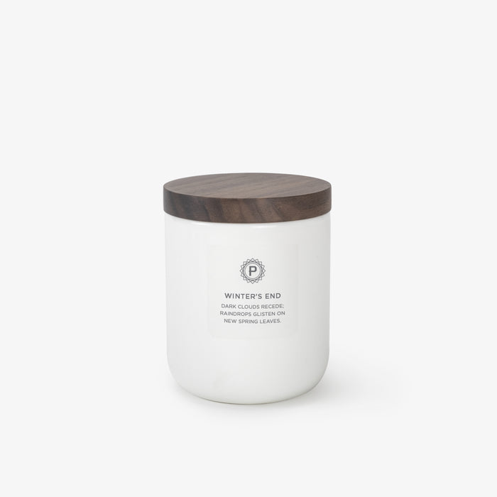 Winter's End Ceramic Candle (Wood wick)