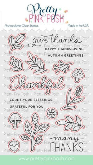 Woodland Thanks Stamp Set
