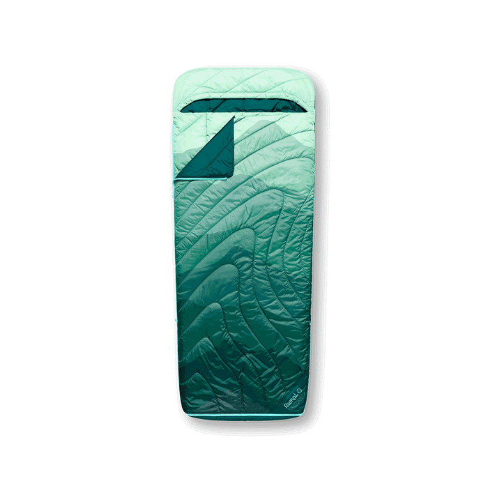 Rumpl Wrap Sack 20° Sleeping Bag - Cascade Fade The Wrap Sack 20° Sleeping Bag - Cascade Fade | Rumpl  Wrap Sack