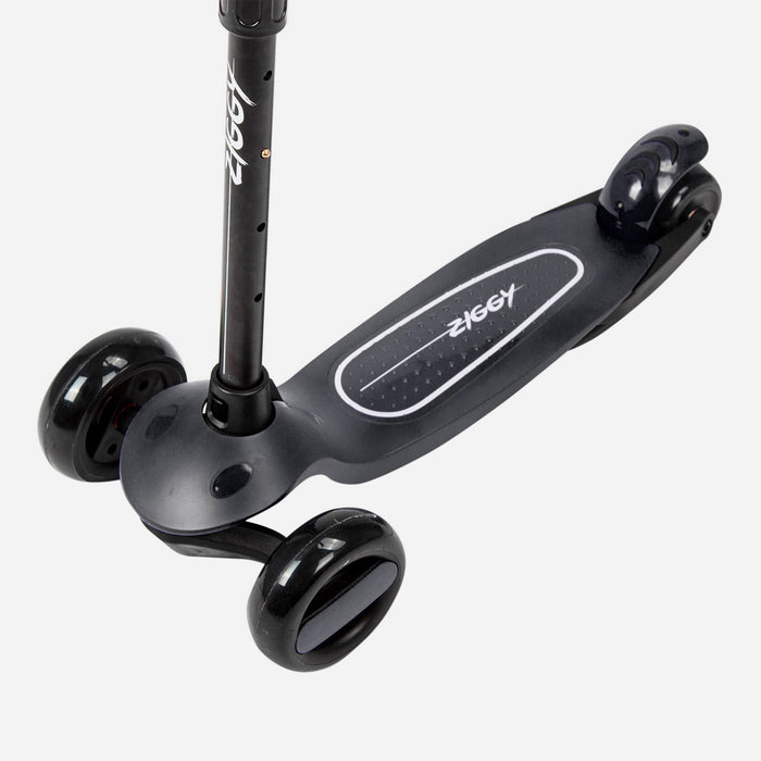 Xe Trượt 3 Bánh Trẻ Em Spartan Ziggy 3-Wheel Tilt Scooter W/Led Light - Black - Supersports Vietnam