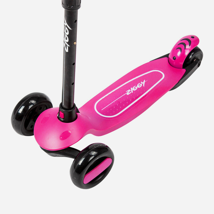 Xe Trượt 3 Bánh Trẻ Em Spartan Ziggy 3-Wheel Tilt Scooter W/Led Light - Pink - Supersports Vietnam